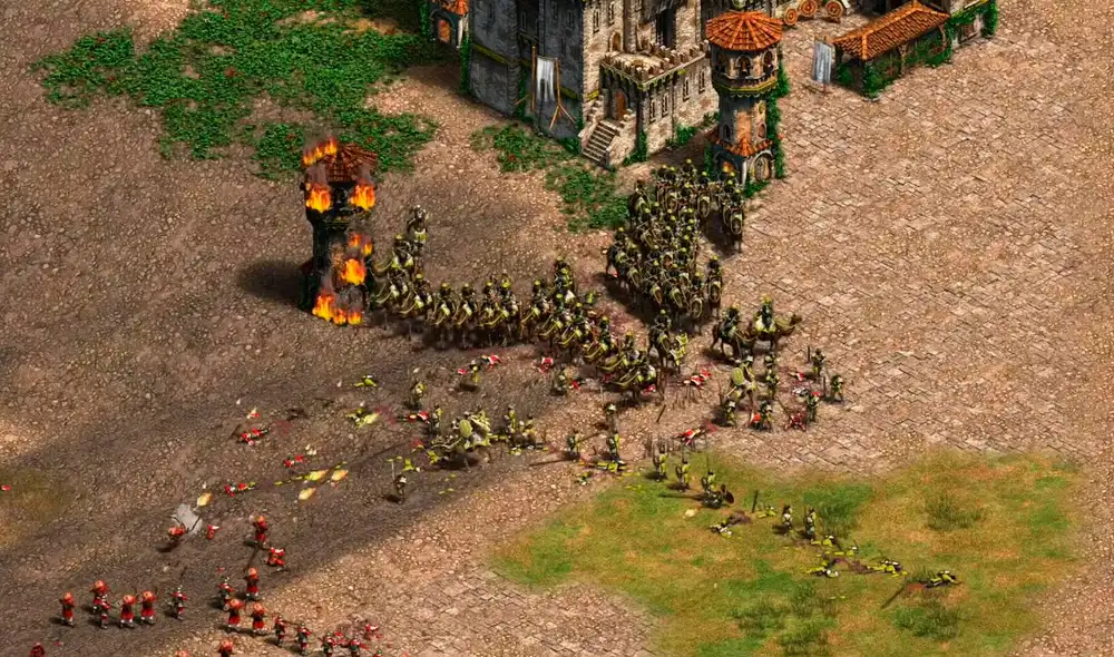 Age of Empires II Definitive Edition ya cuenta con un divertido modo de todos contra todos de hasta 8 jugadores. El mismo llegó con la actualización por el primer aniversario. Foto: PCGamer