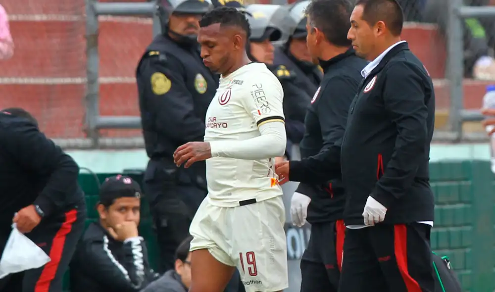 El delantero de Universitario de Deportes volvió a sentirse en el entrenamiento 'merengue' y será baja frente a los 'ediles' por el Clausura de la Liga 1.