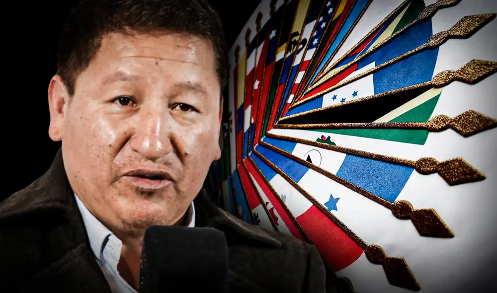 El congresista Guido Bellido señaló que en la reunión de la OEA promoverá defender la democracia. Foto: composicón Jazmin Ceras/ La República