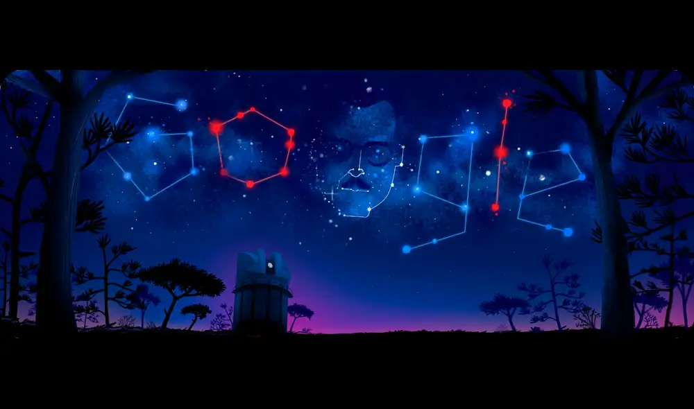 Guillermo Haro es celebrado con Doodle sobre el espacio por Google