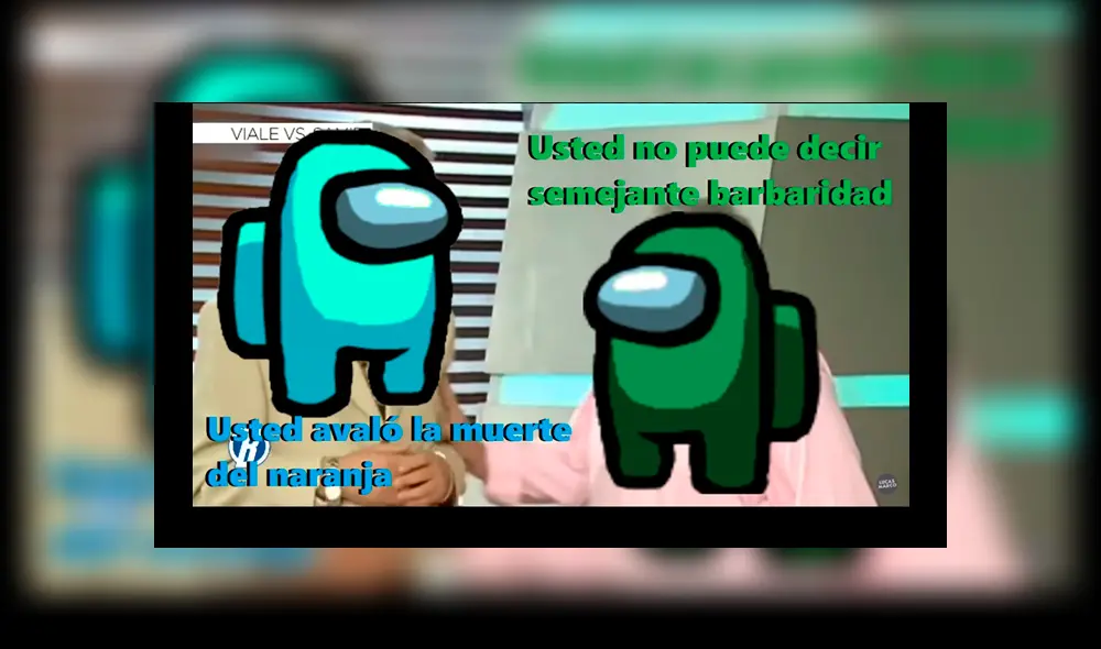 Desliza para ver los mejores memes de Among Us. Imagen: Lucas Marco.