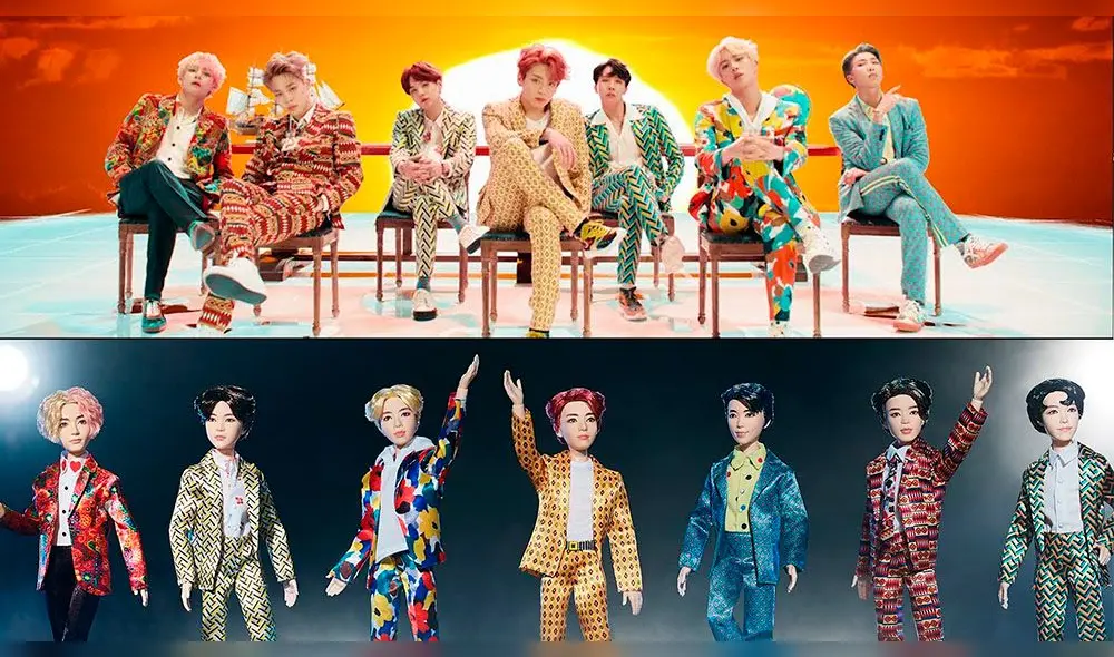 Esta fue la colaboración entre Mattel y BTS, con relación al comeback "Idol".
