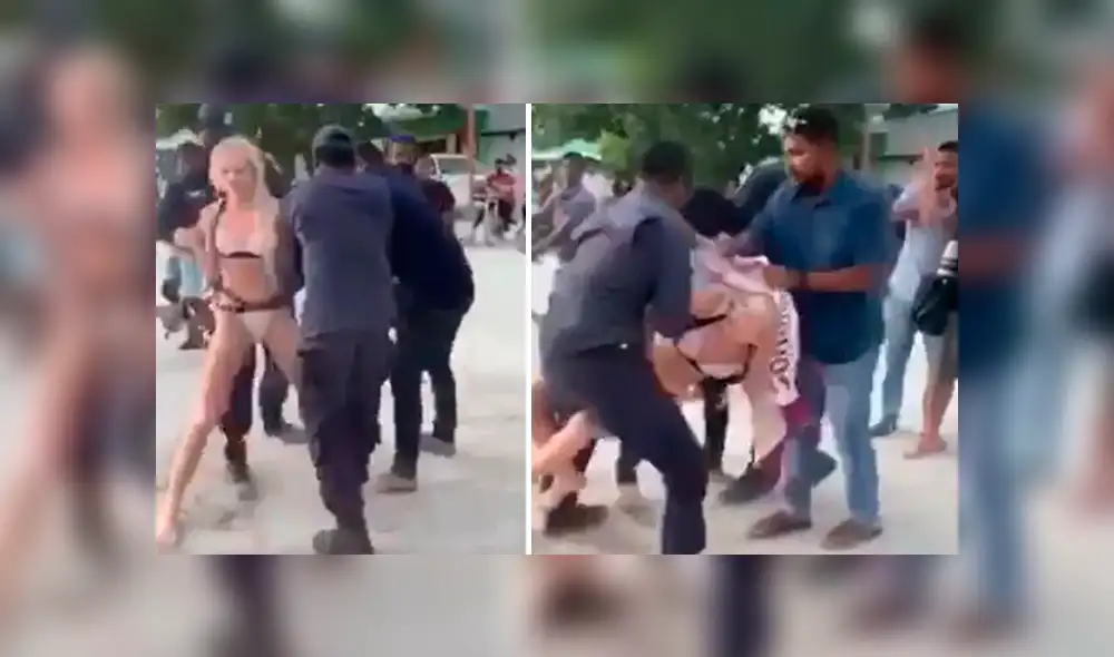 ‘Me estás atacando sexualmente’: Policía arresta a mujer por usar bikini en la playa [VIDEO] 