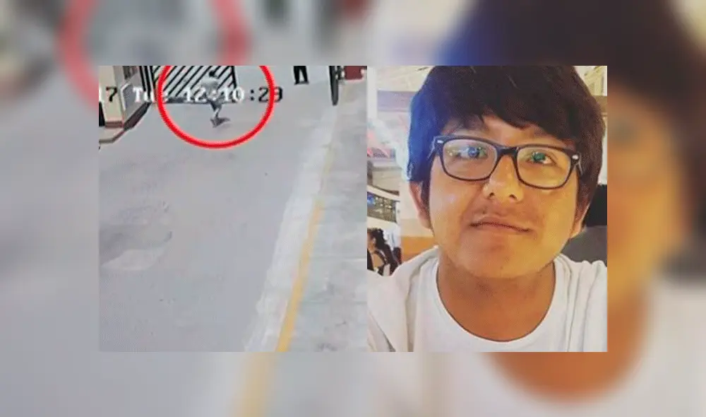 San Marcos: cámaras captan a presunto asesino de Erik Arenas [VIDEO]