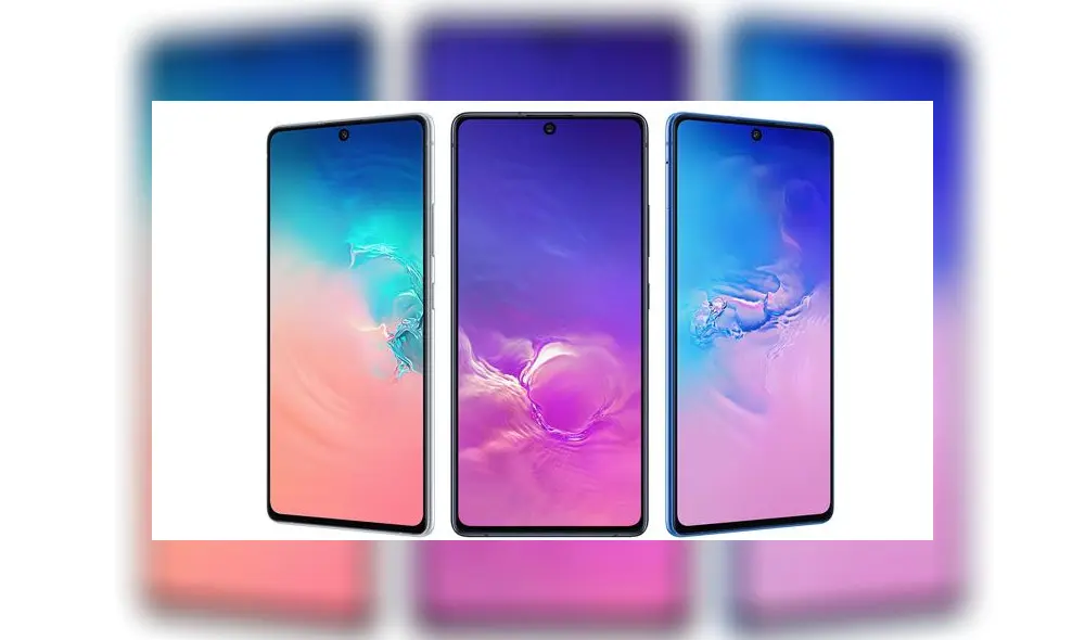 Samsung Galaxy S10 Lite.