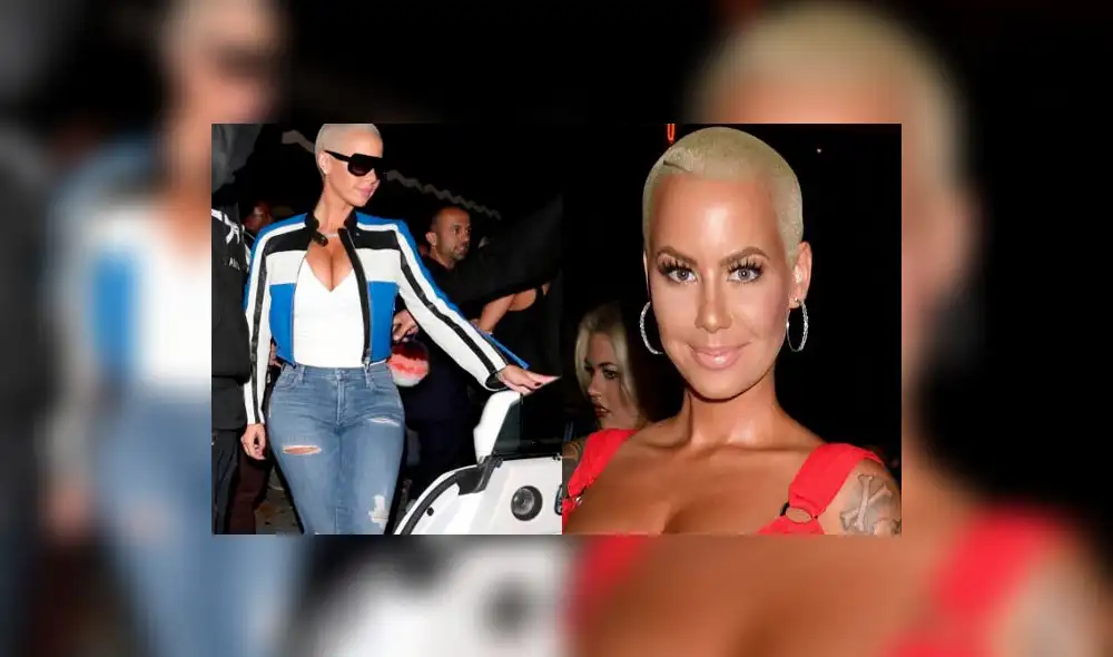 Amber Rose se presentó con un escote de infarto en la gala de los MTV Movie Awards 2017 [FOTOS]
