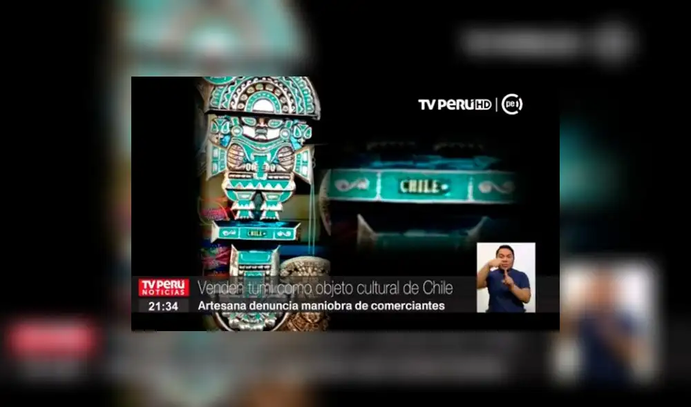 Denuncian que el tumi peruano es vendido como producto cultural de Chile [VIDEO]