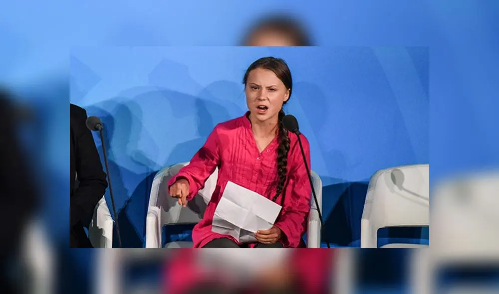 Greta Thunberg, la joven activista que enfrentó al poder político del mundo en la ONU. Foto: AFP