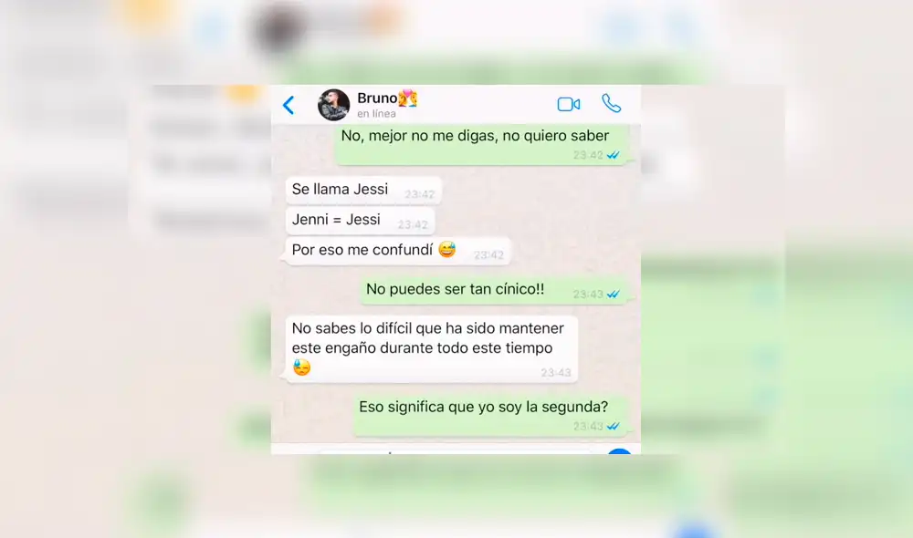 WhatsApp: Joven totalmente ebrio termina revelando oscuro secreto a su novia [FOTOS]