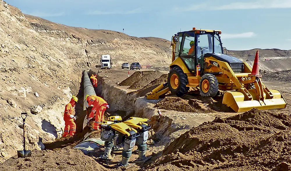 Construcción, tractor, obras, ICCGSA, Obrainsa, UNOPS. Foto: Andina Construcción, tractor, obras, ICCGSA, Obrainsa, UNOPS. Foto: Andina
