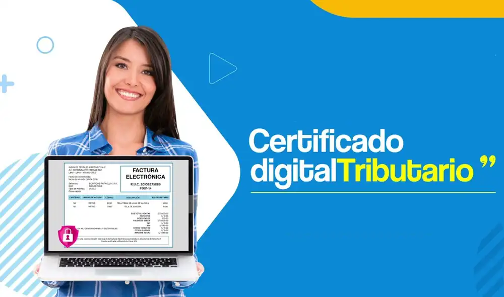 El Certificado Digital Tributario tiene una vigencia de tres años. Foto: Sunat