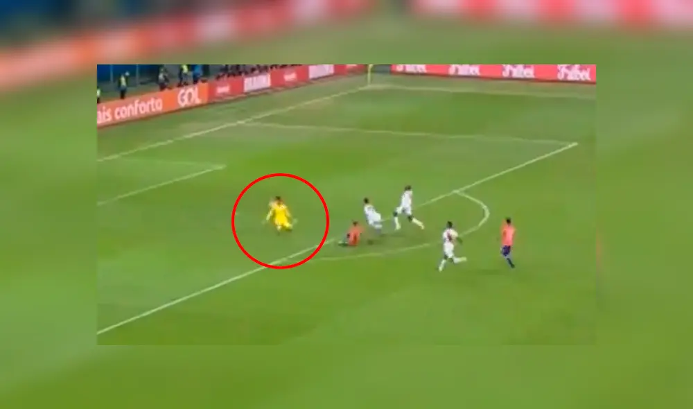 Perú vs Chile: Pedro Gallese le gana un mano a mano a Eduardo Vargas. Perú vs Chile: Pedro Gallese le gana un mano a mano a Eduardo Vargas.