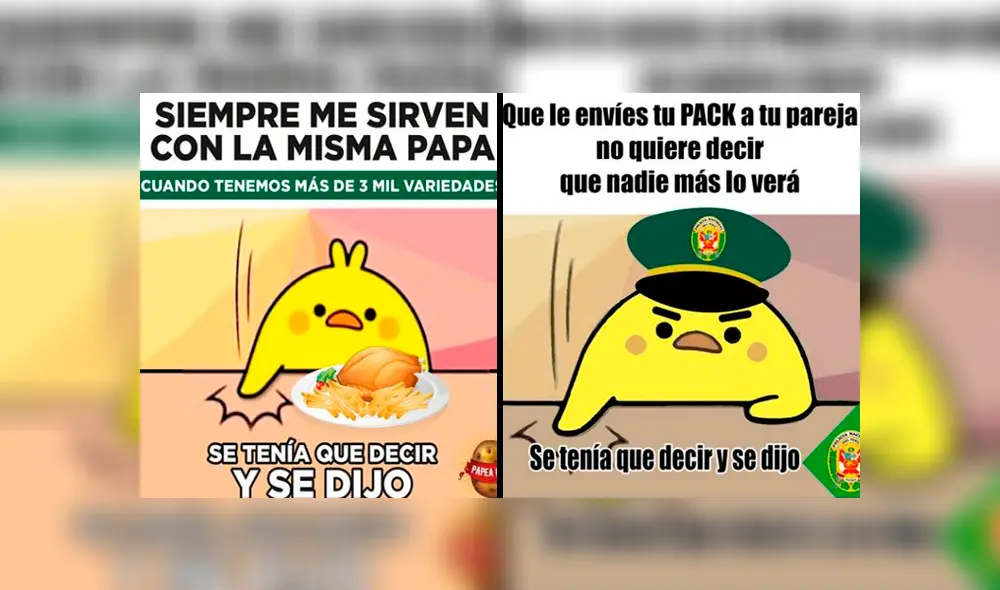 Facebook viral: Entidades del Estado aprovechan meme del pollito para crear reflexivos mensajes [FOTOS]