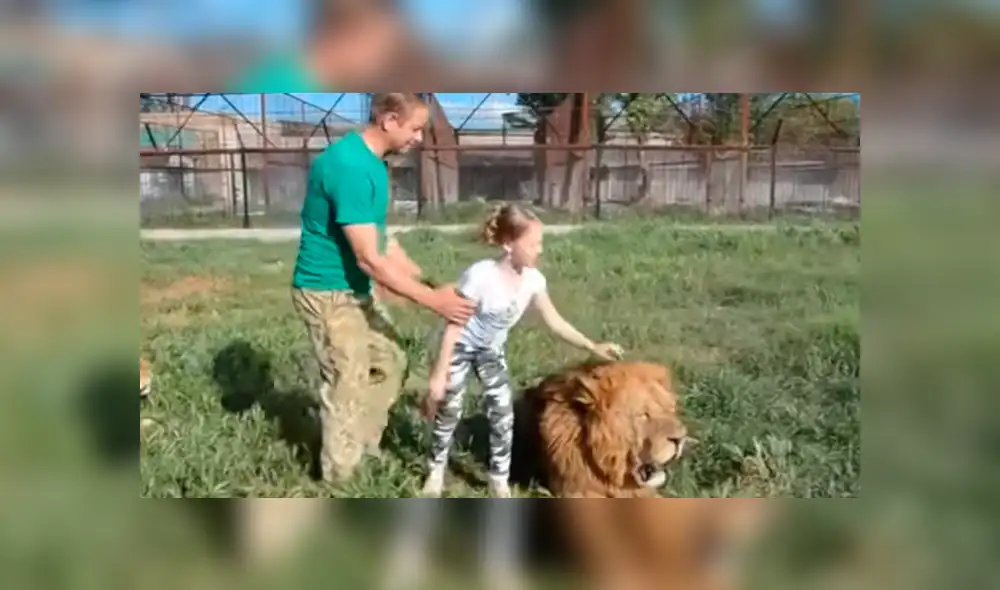 YouTube viral: Niña entra a calabozo de leones y la reacción de estos deja impactados a todos [VIDEO]