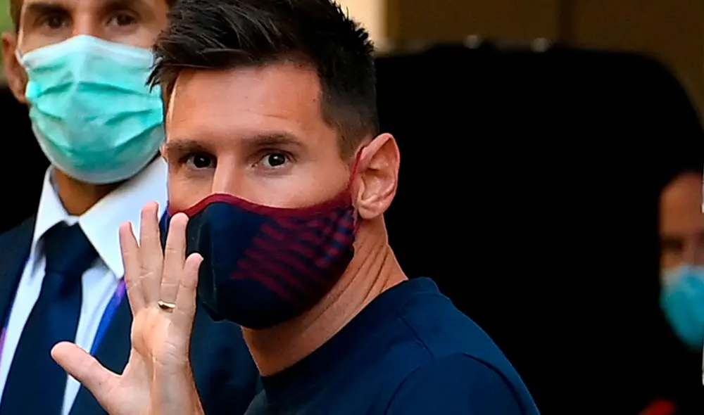 Lionel Messi declaró que se queda en el FC Barcelona para no tener problemas legales. Foto: AFP