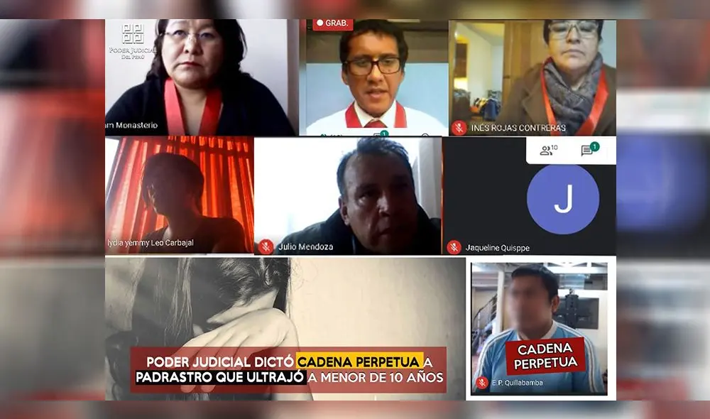Audiencia se realizó ayer de forma virtual, debido al estado de emergencia. El violador se encuentra recluido en el penal de Quillabamba.