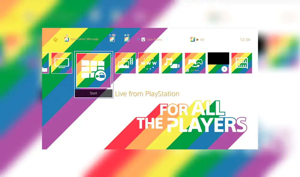 PS4: regalan tema por mes del orgullo gay.