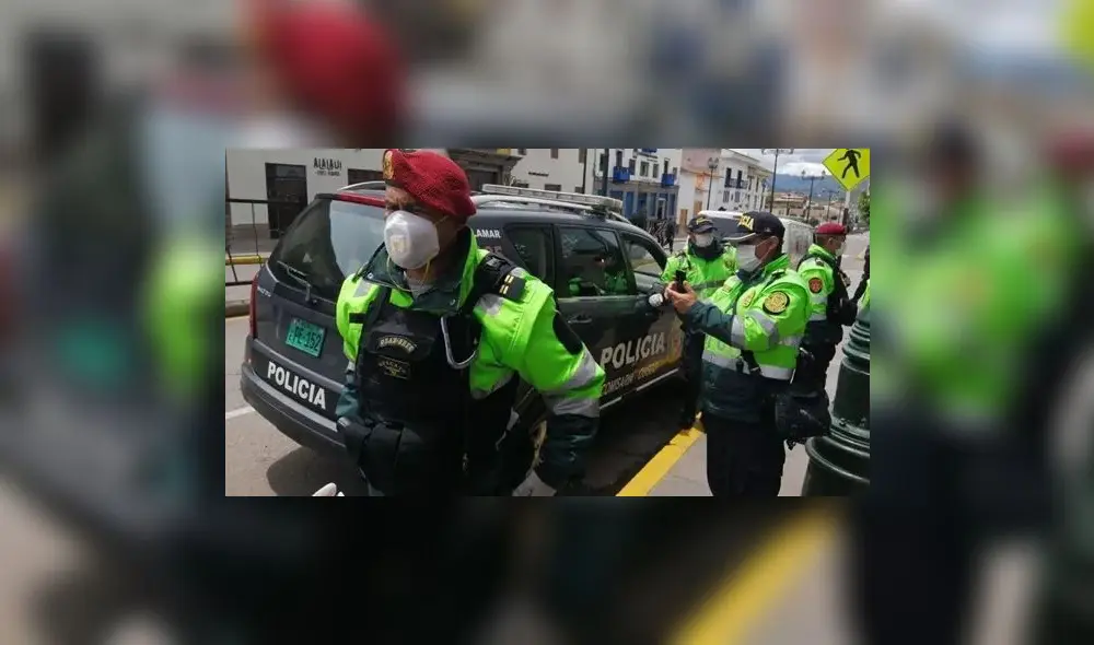 General PNP de Cusco Víctor Patiño hace un llamado a la no discriminación de quienes padecieron la COVID-19. Foto: PNP