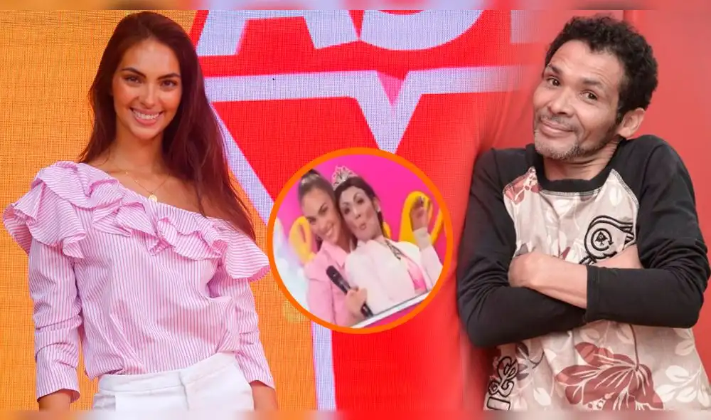 Natalie Vértiz fue presa de bromas pesadas de Kike Suero en el Reventonazo de la Chola. Foto: Composición Natalie Vértiz fue presa de bromas pesadas de Kike Suero en el Reventonazo de la Chola. Foto: Composición