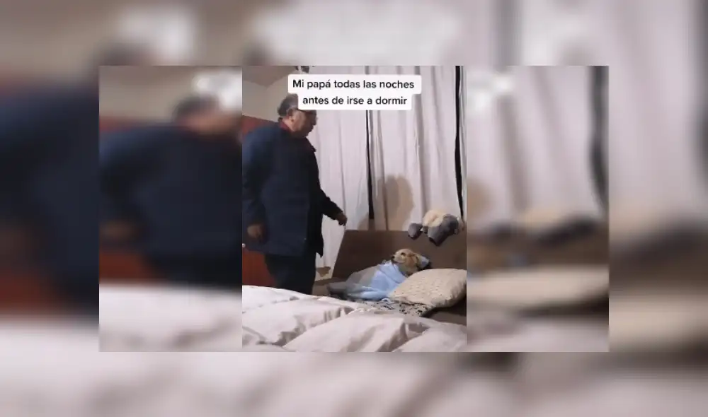 Desliza para ver más imágenes de este tierno momento entre un hombre y el perrito de su hija. (Foto: captura)