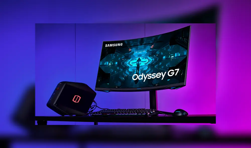 El monitor curvo Samsung Odyssey G7 se pondrá a la venta en junio a nivel mundial.