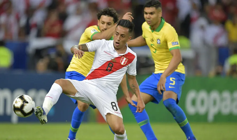 Perú y Brasil jugaron en la final de la Copa Libertadores 2019. Foto: AFP