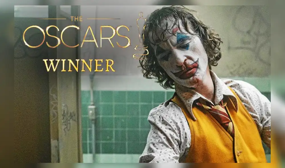 Joker mandó su primer Oscar de la noche.