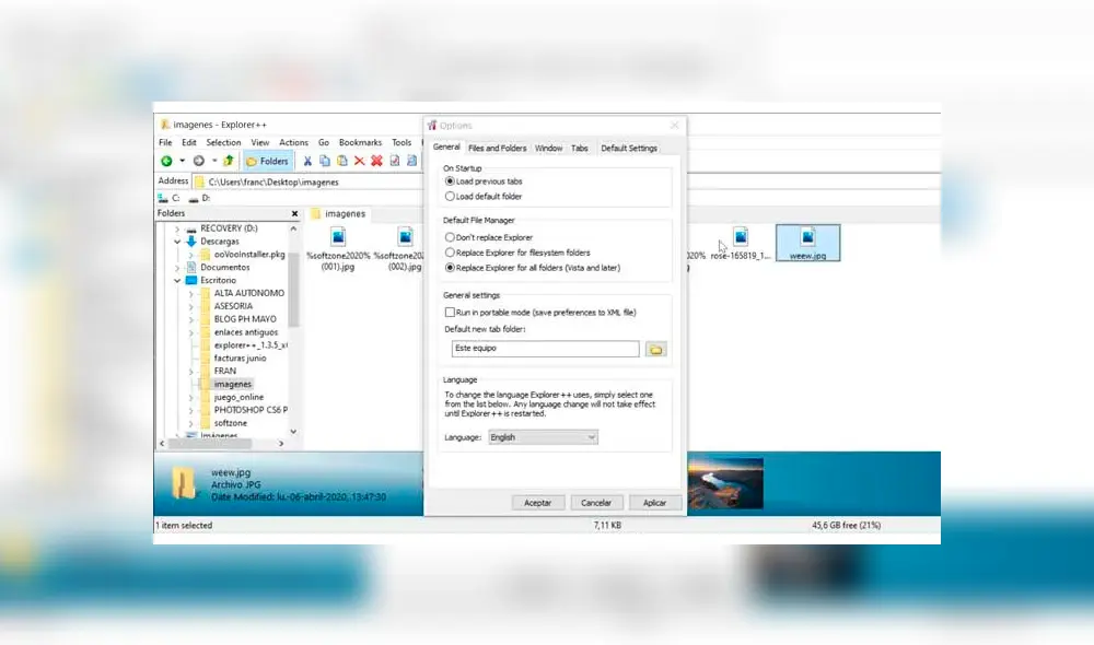 El explorador de archivos que viene con Windows por defecto no es la única opción gratuita que hay. Si te funciona lento, quizá sea buena idea probar algunas alternativas. Imagen: SoftZone. El explorador de archivos que viene con Windows por defecto no es la única opción gratuita que hay. Si te funciona lento, quizá sea buena idea probar algunas alternativas. Imagen: SoftZone.