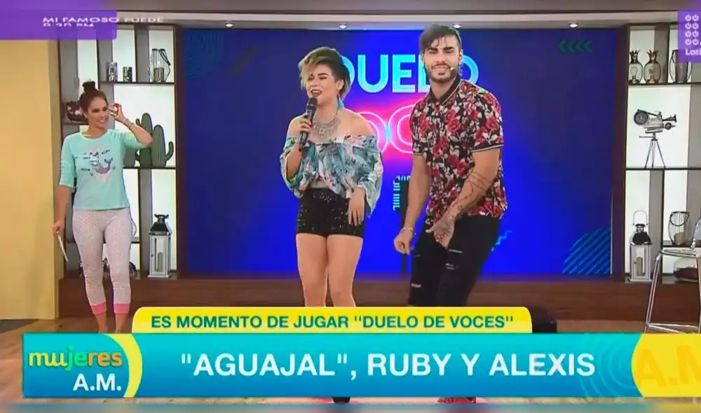 Ruby Palomino opacó a Alexis Descalzo con su potente voz en vivo [VIDEO]