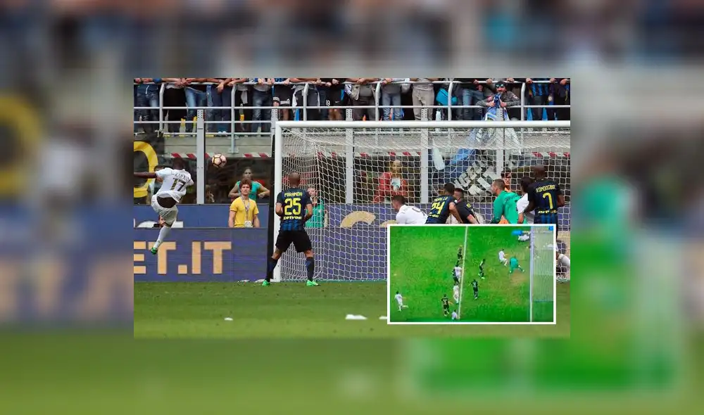 Inter vs. Milán: tecnología convalida gol al último minuto [VIDEO]