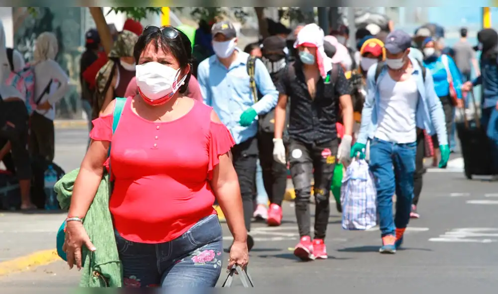 Piuranos inician caminata de retorno de 10 días.
