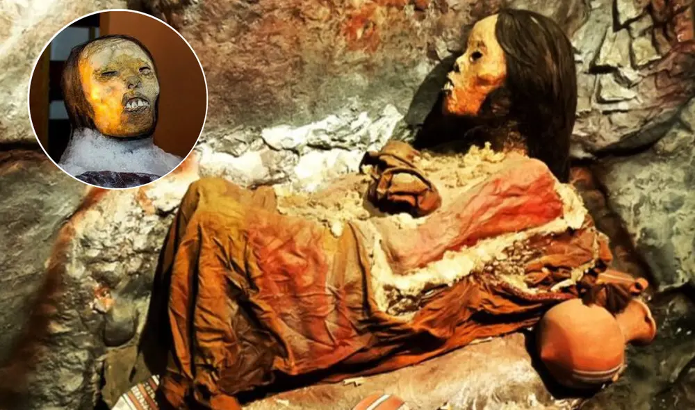 La momia 'Juanita' falleció cuando tenía entre 13 y 14 años de edad al ser sacrificada. Foto: composición LR/Andina La momia 'Juanita' falleció cuando tenía entre 13 y 14 años de edad al ser sacrificada. Foto: composición LR/Andina