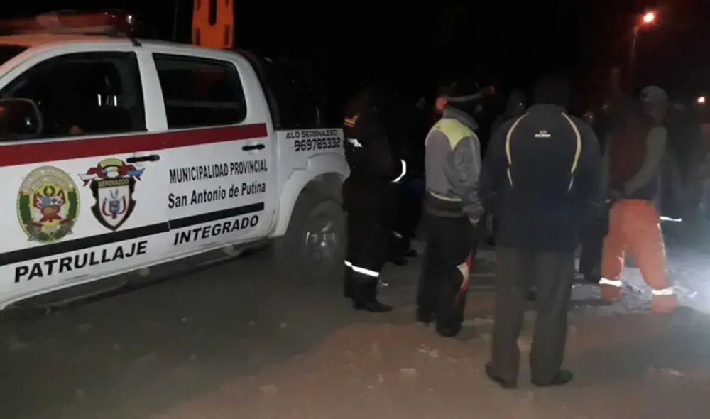 Comuneros y agentes de la Policía Nacional hallaron la camioneta desmantelada en un paraje alejado.  Foto: La República.