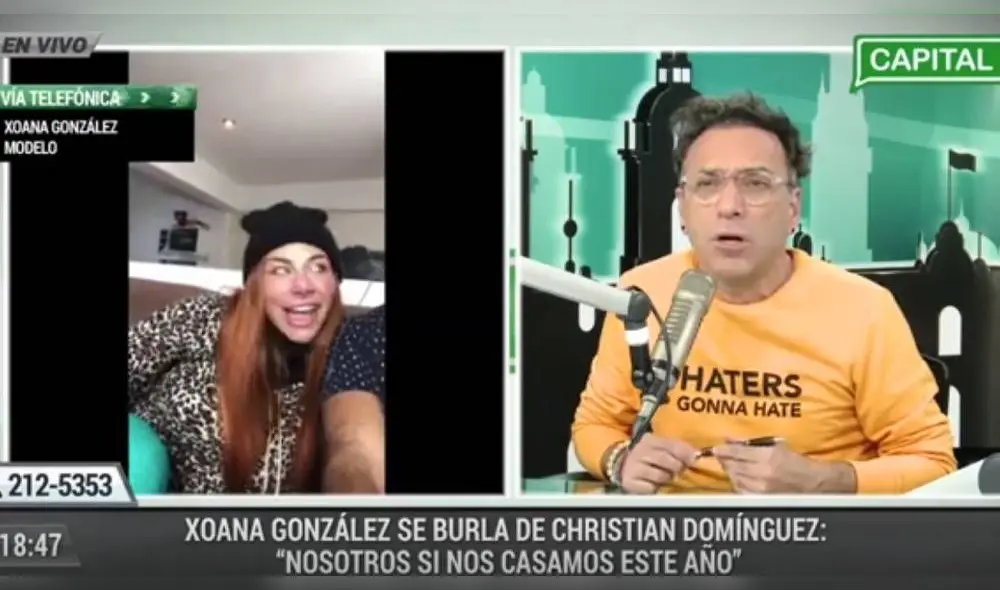 Carlos Galdós felicita a Xoana González por su matrimonio con Javier González