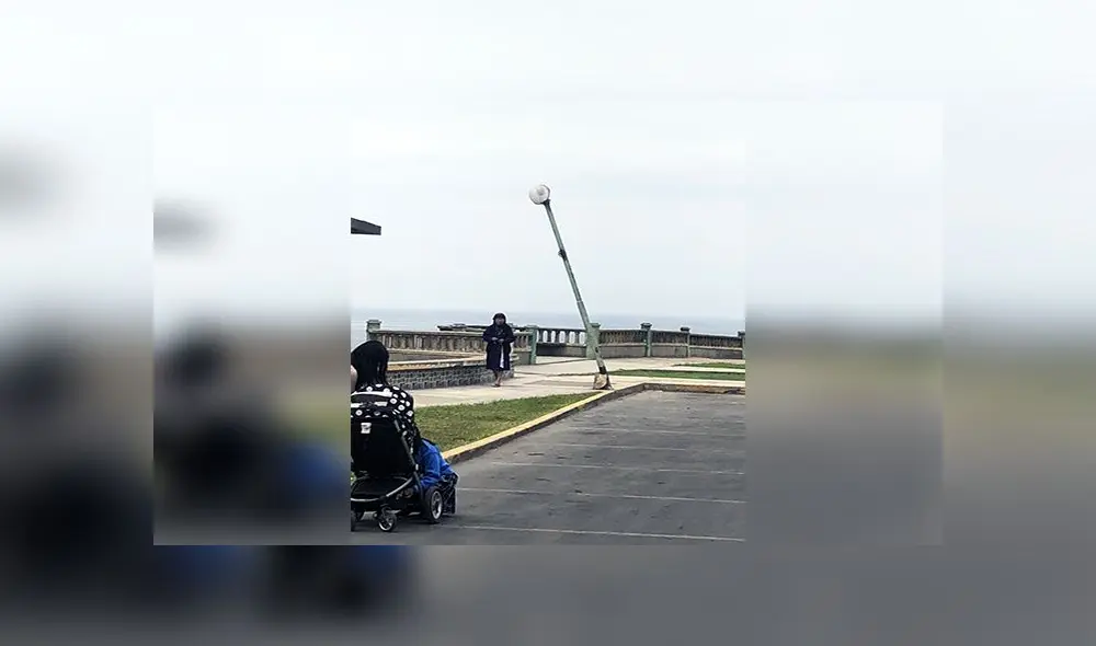 #YoDenuncio: poste a punto de caer es un peligro para visitantes de Barranca