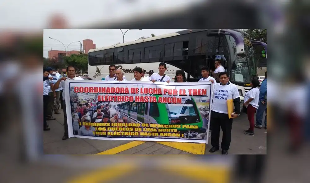 Vecinos de Lima Norte exigen que tren eléctrico llegue hasta Ancón