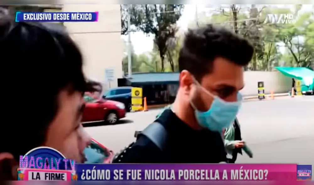 Nicola Porcella no puede explicar cómo viajó a México para Guerreros 2020 y se niega a responder a los periodistas