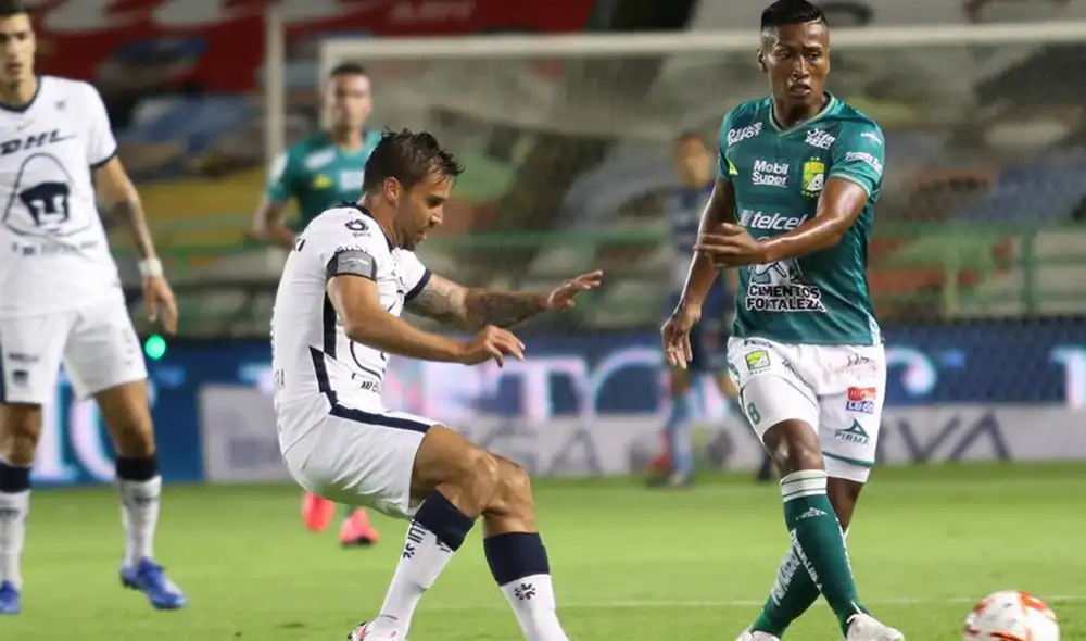 León vs. Pumas EN VIVO: sigue AQUÍ el minuto a minuto del partido por la Liga MX. Foto: EFE. León vs. Pumas EN VIVO: sigue AQUÍ el minuto a minuto del partido por la Liga MX. Foto: EFE.