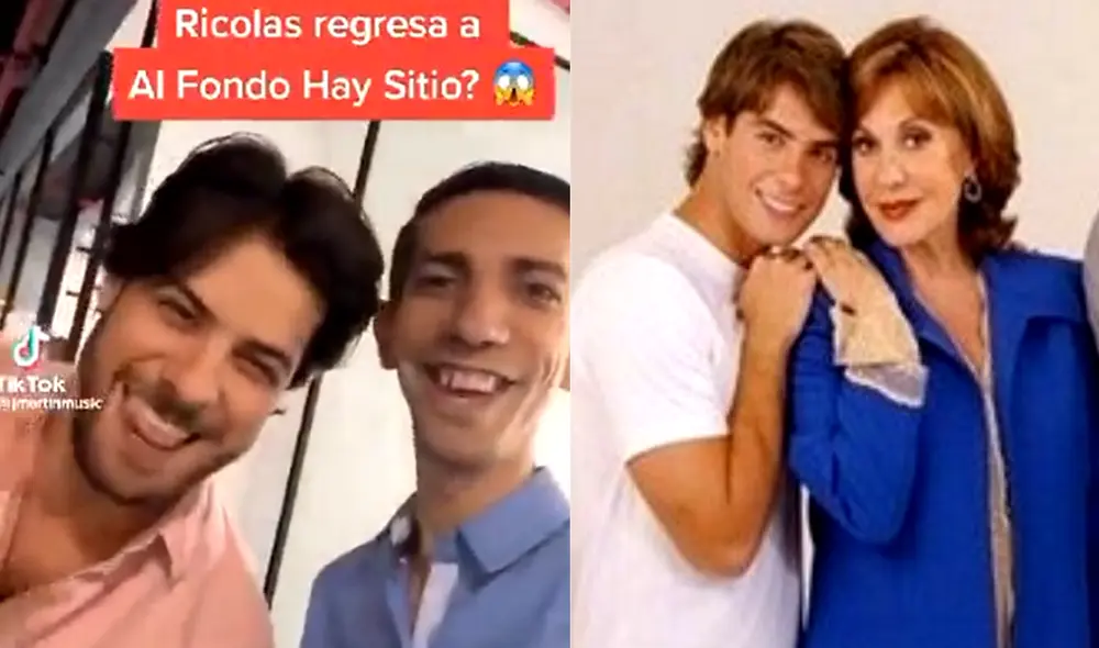 Andrés Wiesse promete sorpresas en "Al fondo hay sitio". Foto: composición LR/ captura de Tiktok/ captura de América TV