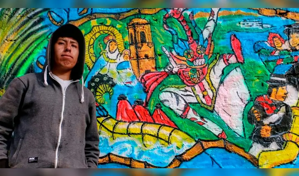 Artistas de Puno participaron en concurso de graffiti en honor a Virgen de la Candelaria [FOTOS]