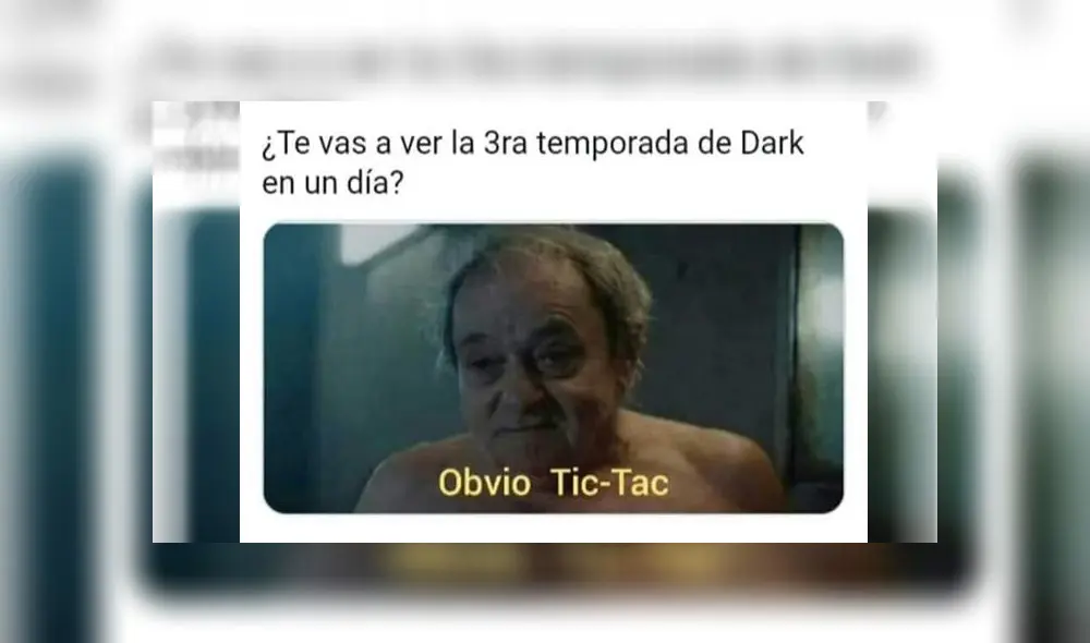 Memes de Dark. Foto: Facebook.