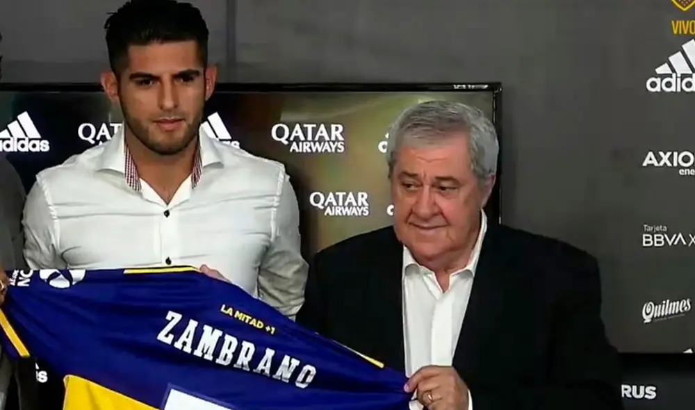 Carlos Zambrano usará el dorsal 5 durante tres temporadas en Boca Juniors. Foto: Fox Spors