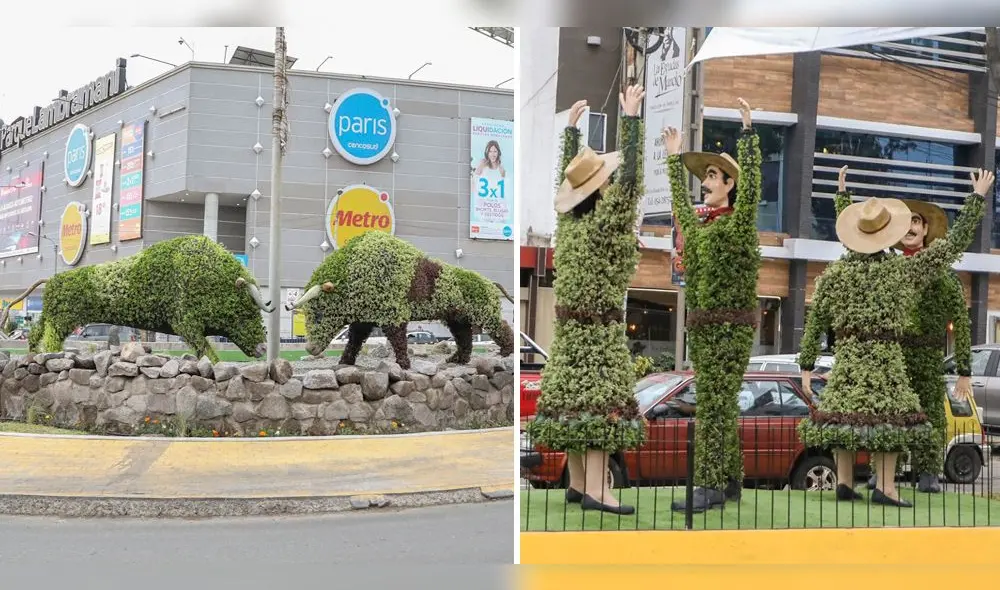 Topiarios en Arequipa.