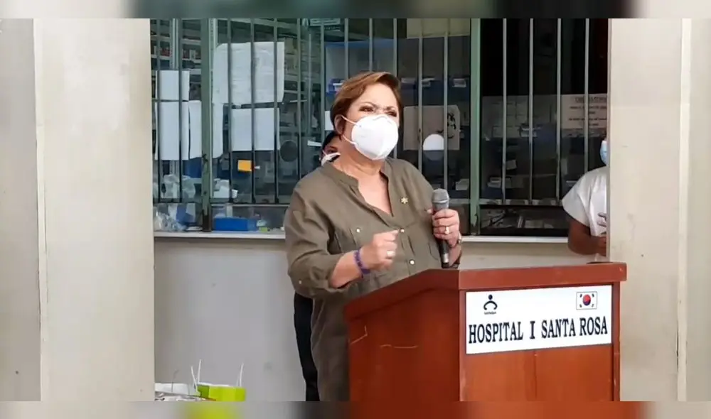 Ministra de la Mujer hizo un llamado a las autoridades para trabajar por la no violencia. (Foto: Santa Rosa)