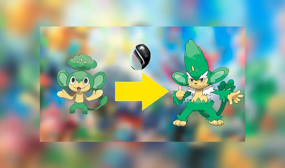 El regional Pansage evoluciona en Simisage con la Piedra Teselia.