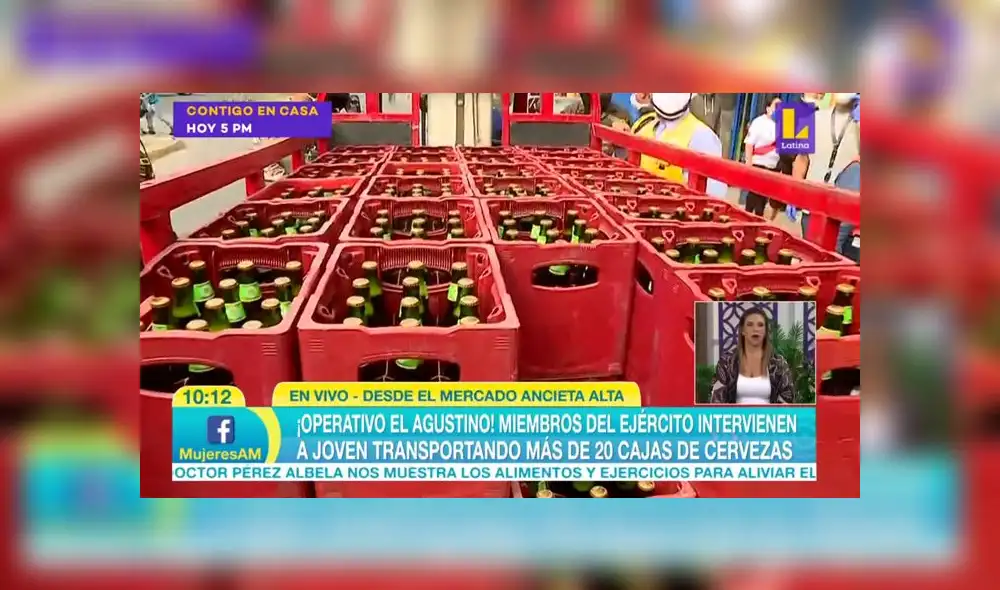 Conductor de vehículo aseguró ser el dueño del negocio. (Foto: Captura de video / Latina Noticias)