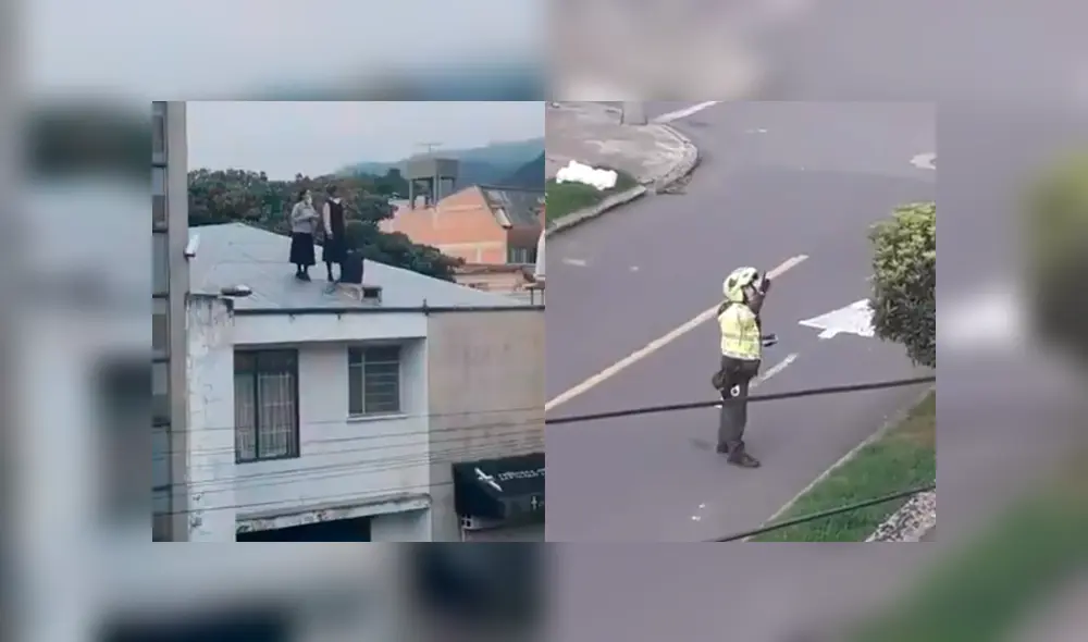 Monjas trataron de oficiar misa pública con parlante y vecino puso música de metal a todo volumen. Foto. Captura Monjas trataron de oficiar misa pública con parlante y vecino puso música de metal a todo volumen. Foto. Captura