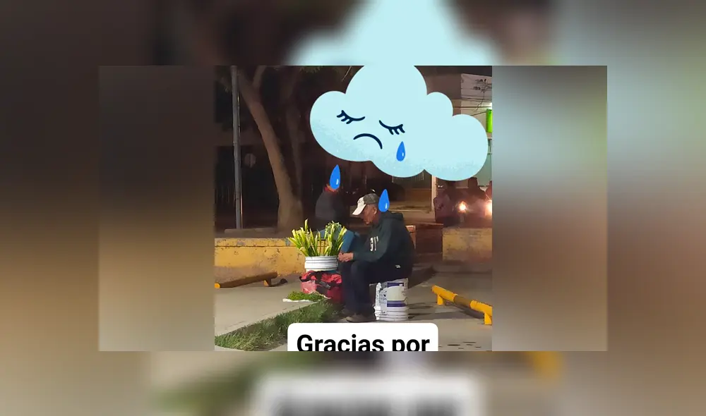 La historia del anciano no tardó en hacerse viral en Facebook y otras redes sociales.
