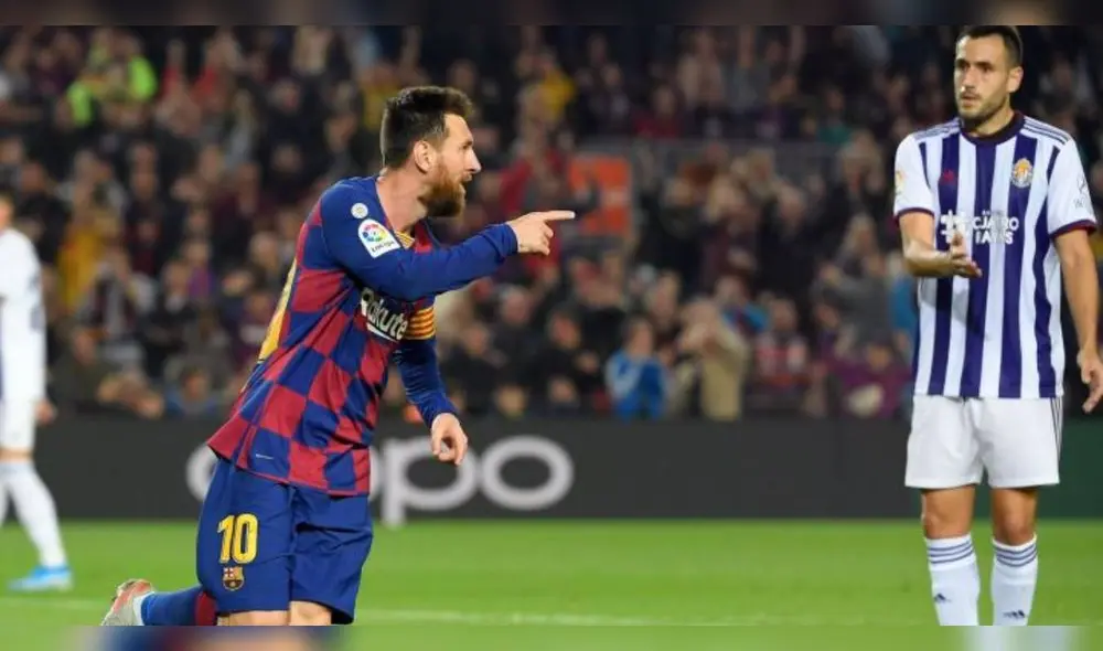 Valladolid vs Barcelona se enfrentan desde las 4:00 p. m. de este martes. Foto: AFP