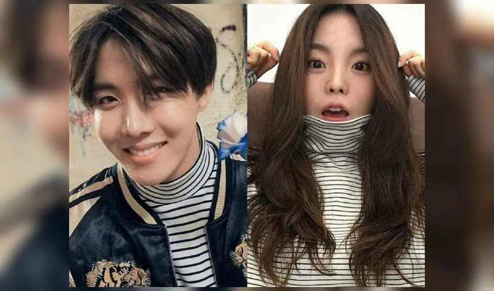 J-Hope de BTS  y su hermana mayor.